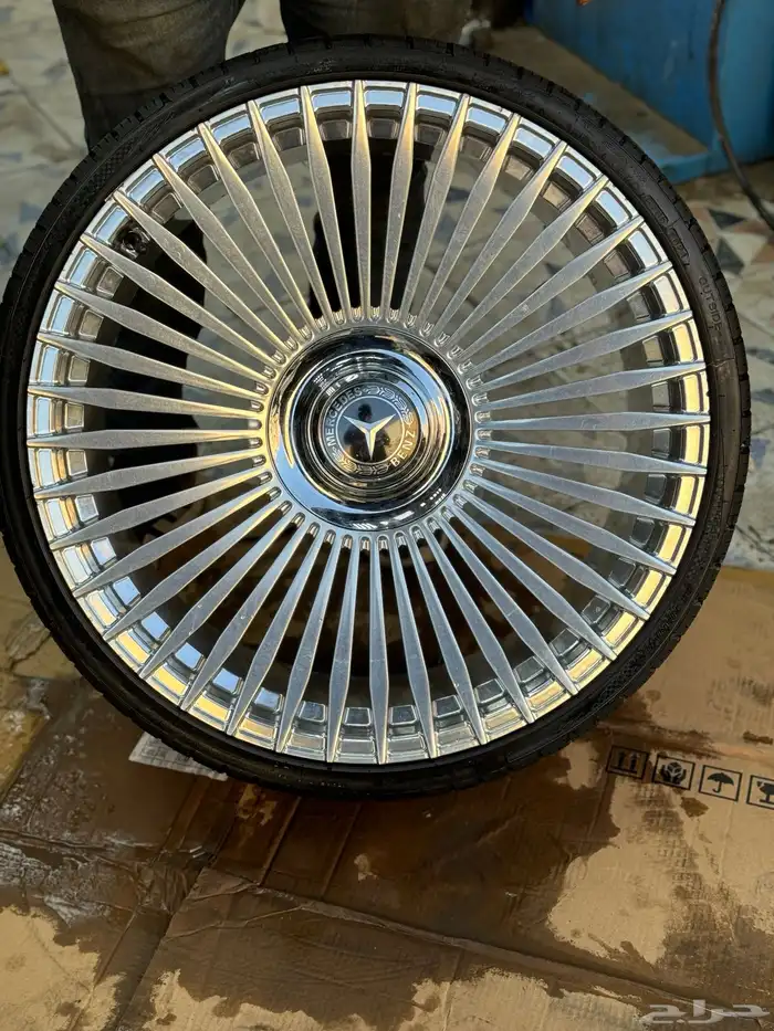 جنوط مرسيدس s كلاس صحن مقاس 22 موديل 2025 30