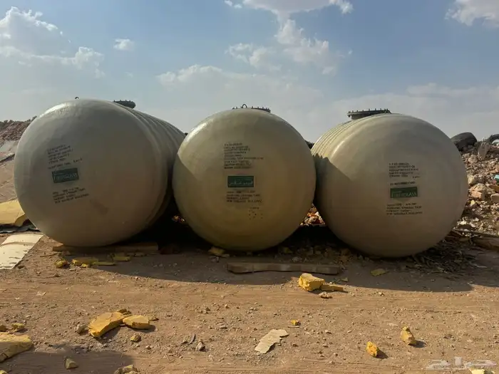 خزانات ماء فيبر المريكي للبيع 15000الف التر جديده 7