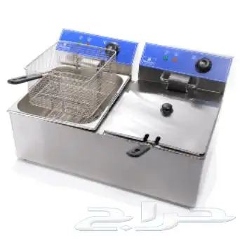 قلاية بطاطس قلاية حوضين معدات فود ترك تجهيزات بوفية 0