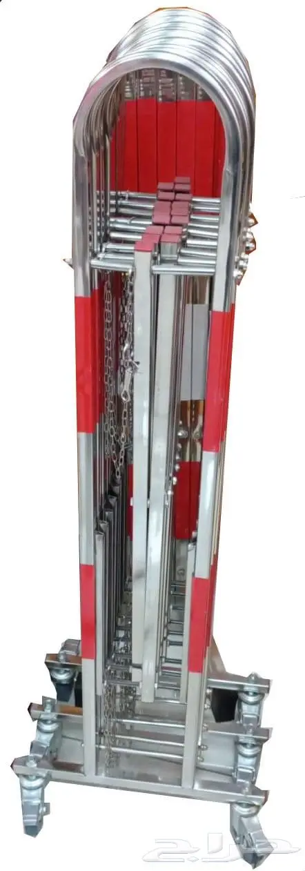 حواجز المونيوم متحركه بعجلات والطي لتنظيم الفاعليات 12