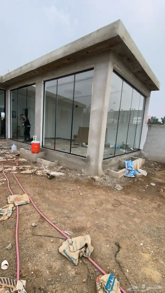زجاج دربزين امريكي ودبل اجلاس بلكونات 6