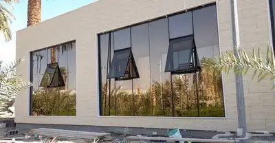 زجاج دربزين امريكي ودبل اجلاس ومحلات 20