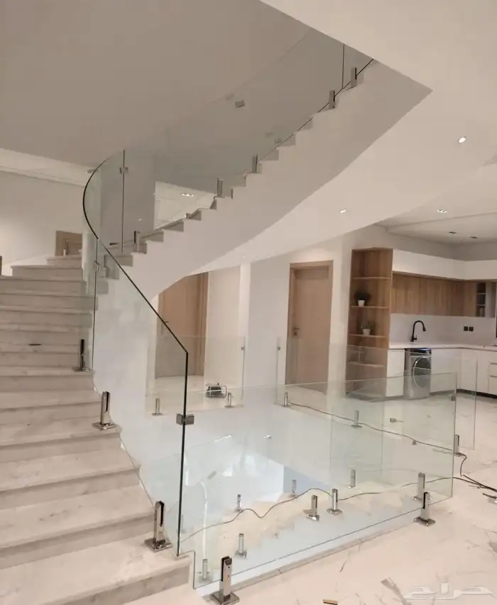 زجاج دربزين امريكي ودبل اجلاس بلكونات 0