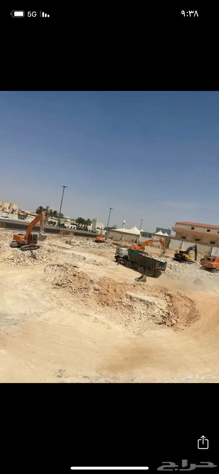 بوكلين حفر وترحيل اراضي 0