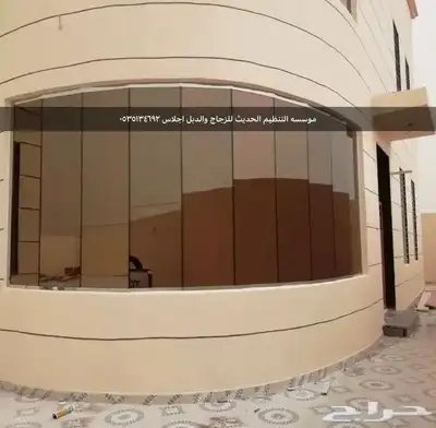زجاج دربزين امريكي ودبل اجلاس ومحلات 16
