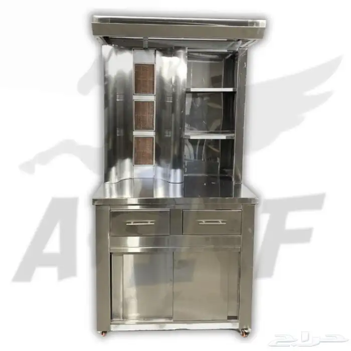 مكينة شاورما شاورما غاز معدات مطاعم اعمال استيل 9