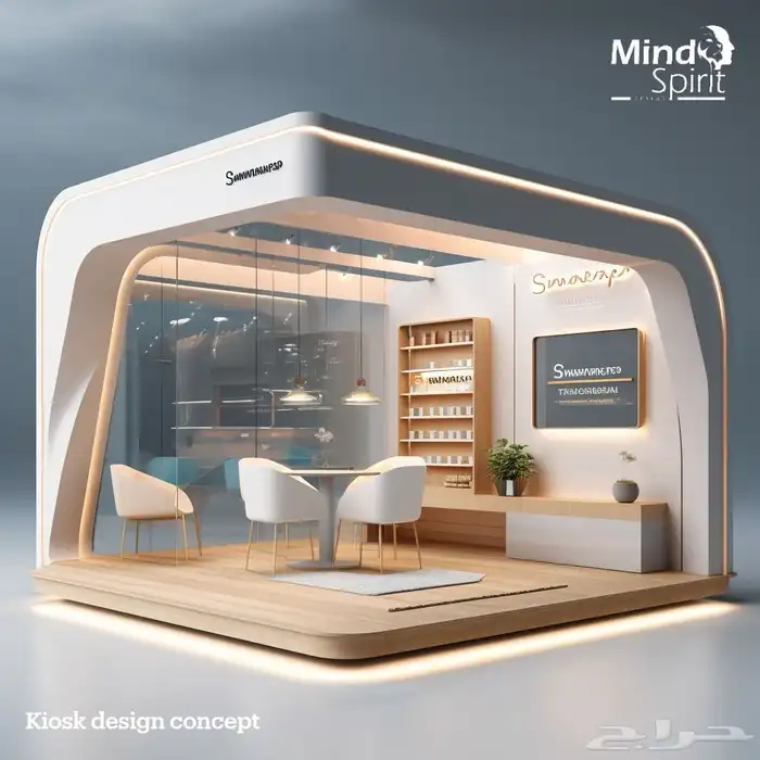 تصميم واعتماد ومراجعة بوثات تصميم معارض مؤقتة Design 2