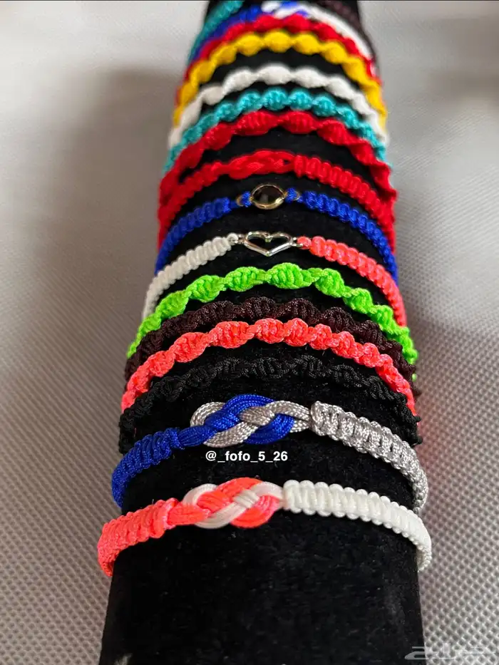 جميع الأساور كل الألوان اكسسوارات 1