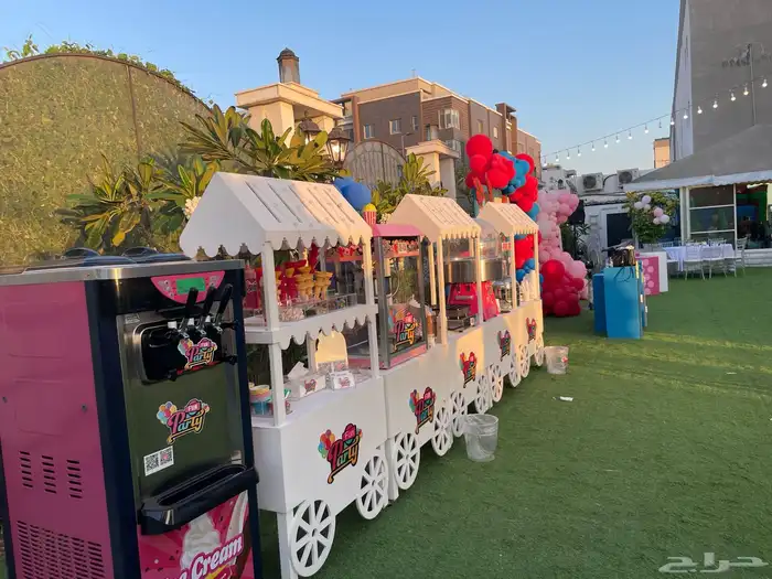 تنظيم حفلات والايفنتات تنسيق ديكور عربات تسالي استيشن 1