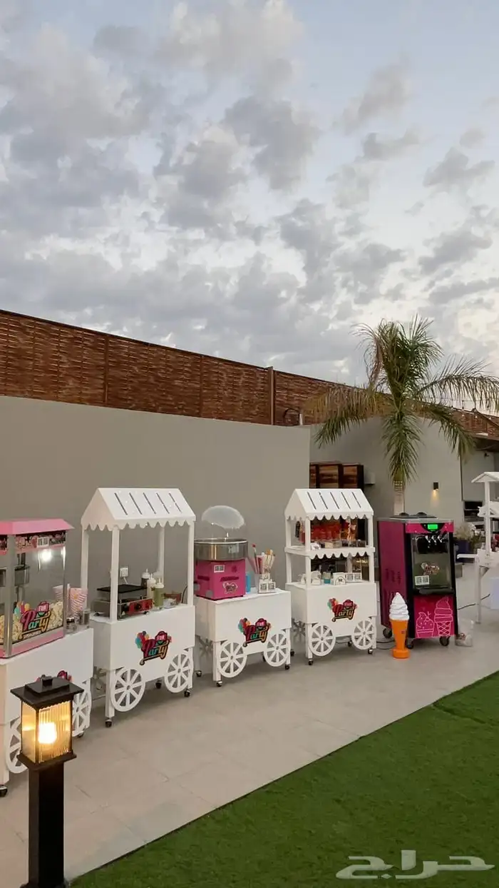 تنظيم حفلات والايفنتات تنسيق ديكور عربات تسالي استيشن 4