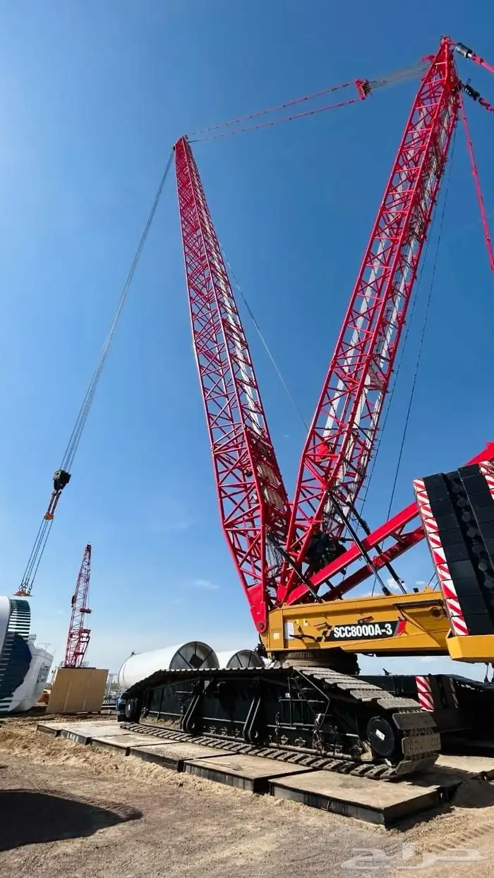 كرين 1200 ton mobile and chain crane 1