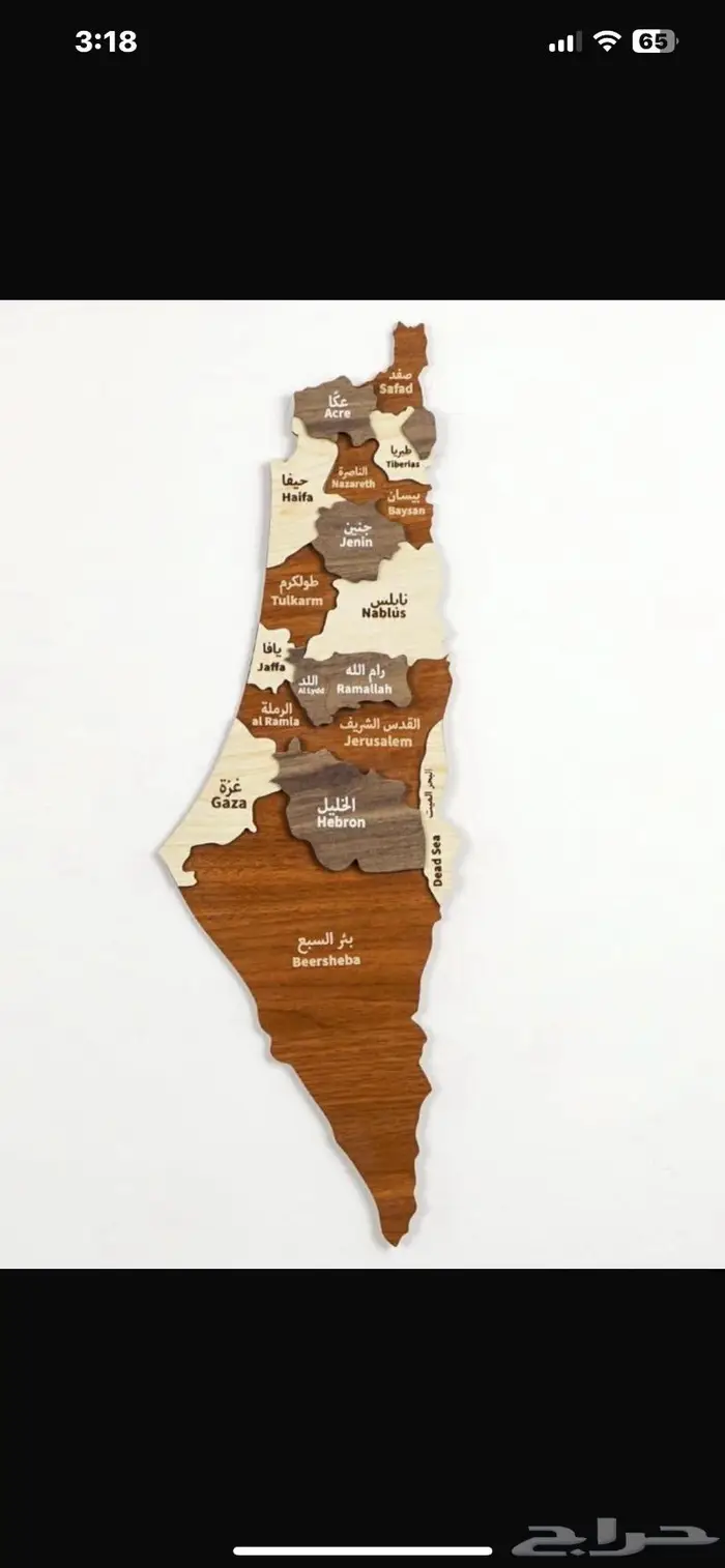 لوحه خريطه فلسطين 0