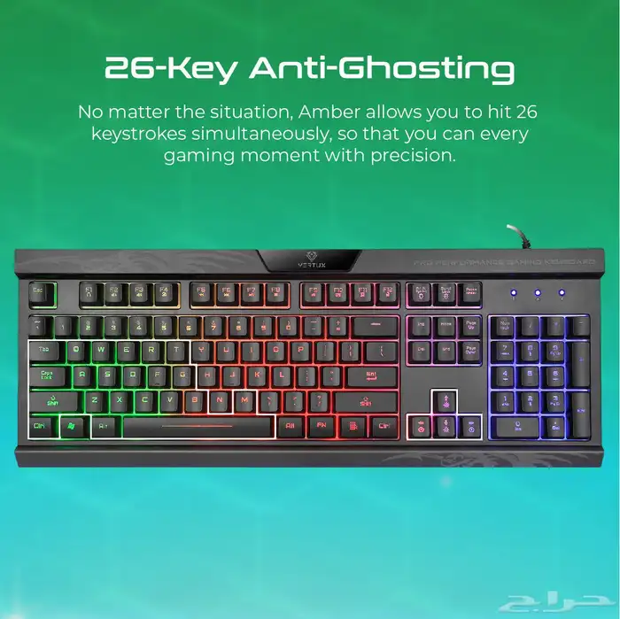 كيبورد العاب برو بيرفورمانس من فيرتكس امبير  ( الاصلي ) 2