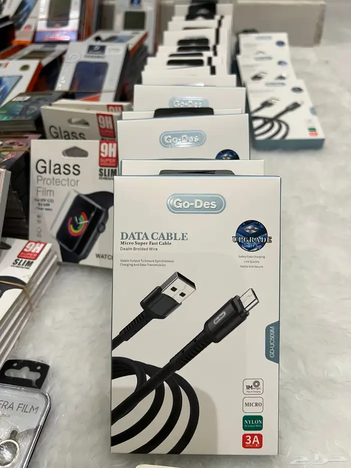 اكسسورارات جوالات وشواحن وكفرات جوالات واستئيكرات ضد الكسر 12