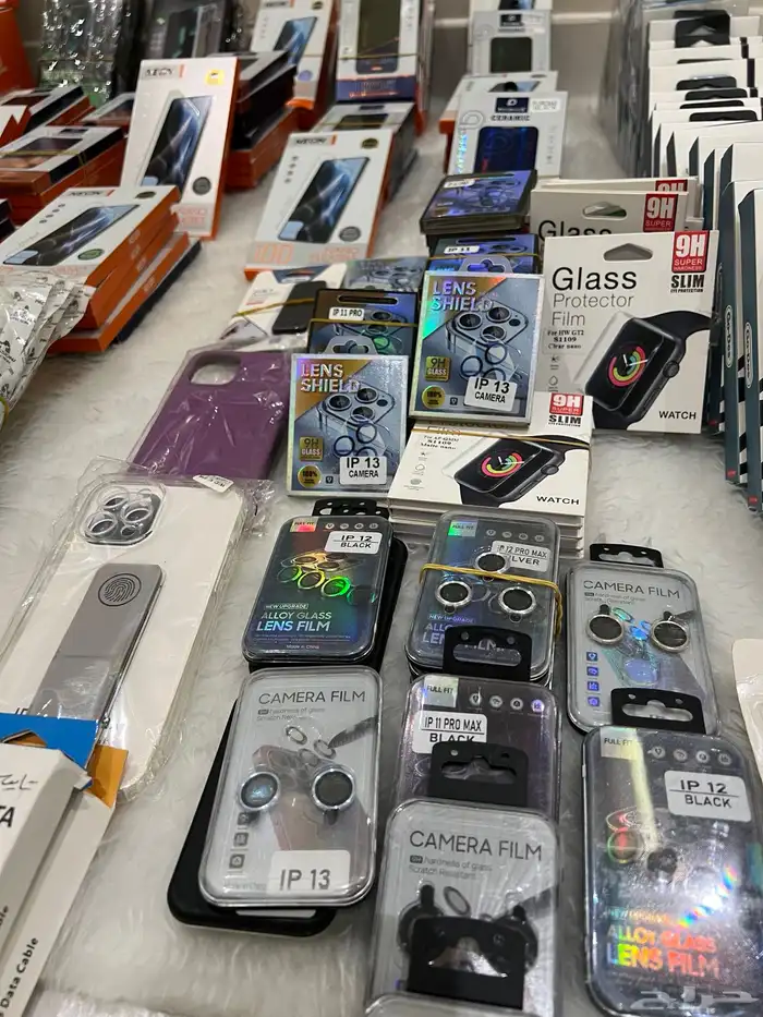 اكسسورارات جوالات وشواحن وكفرات جوالات واستئيكرات ضد الكسر 10