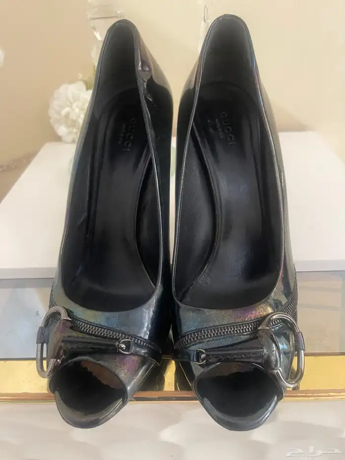 شوز صندل حذاء بكعب عالي ماركة غوتشي 1