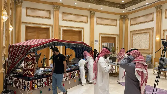 خيمة الضيافة وفخامة استقبال تفضل وشوف 9