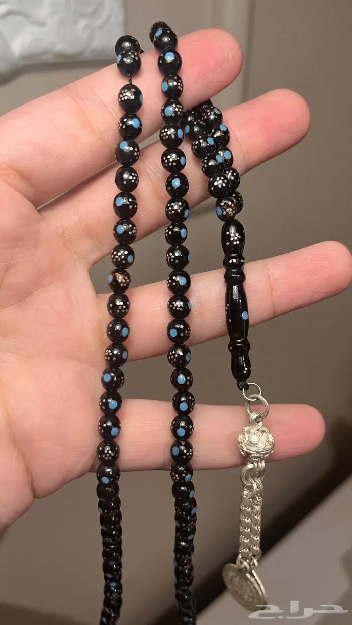 سبحة يسر طبيعي بالفضة 4