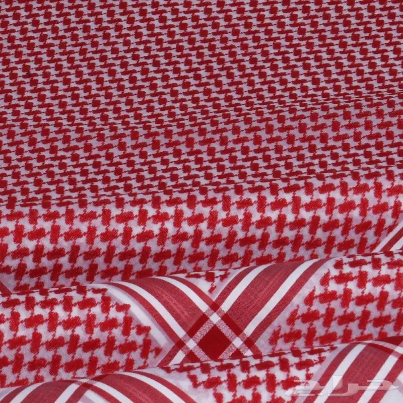 شماغ بوجاتي احمر رجالي 1 والاخر مجان 7