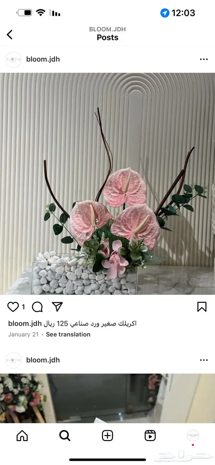 فازة اوركيد مع اكريلك 7