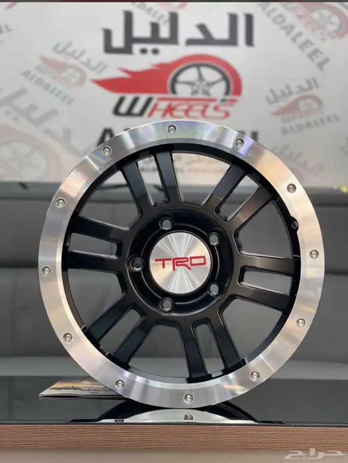 جنوط TRD لاندكروزر اسكويا تاندرا 5 مسامير مقاس 17 0
