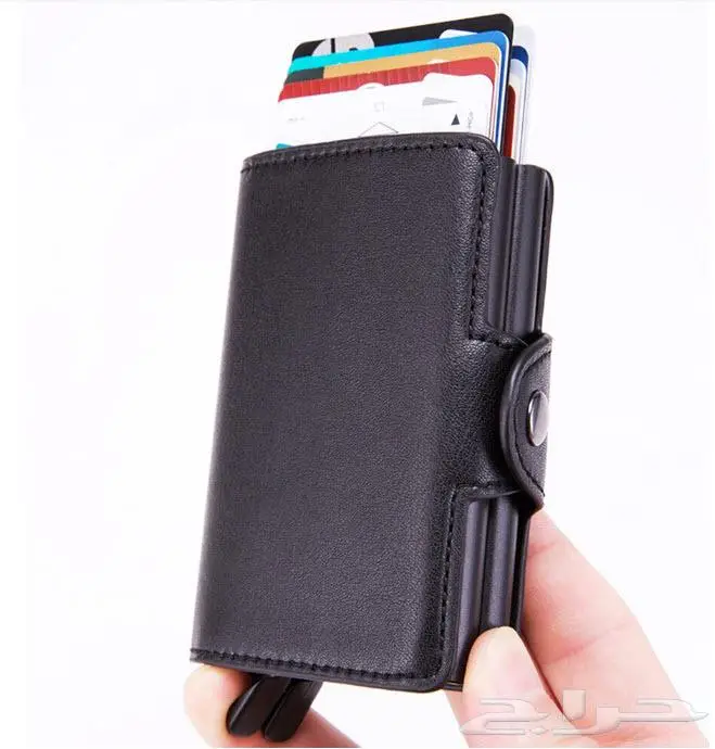 محفظه مذدوجه لحفظ جميع كروتك الائتمانية والنقود 0