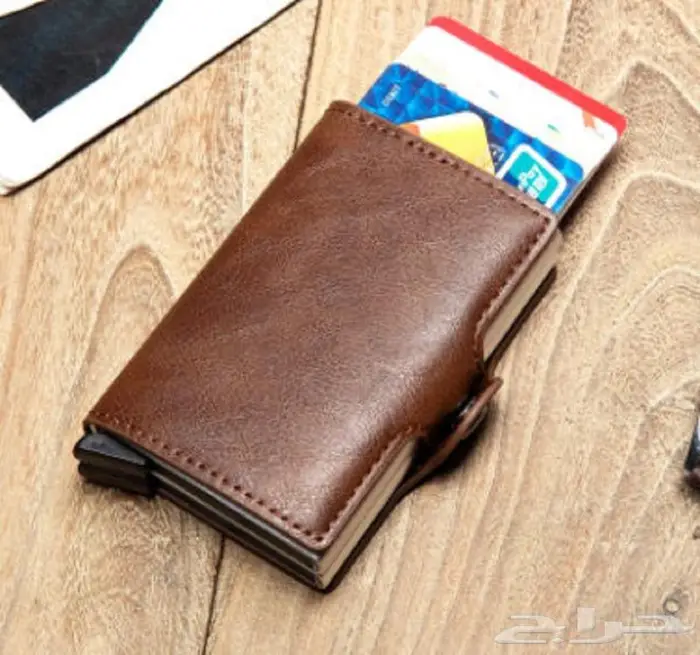 محفظه مذدوجه لحفظ جميع كروتك الائتمانية والنقود 1