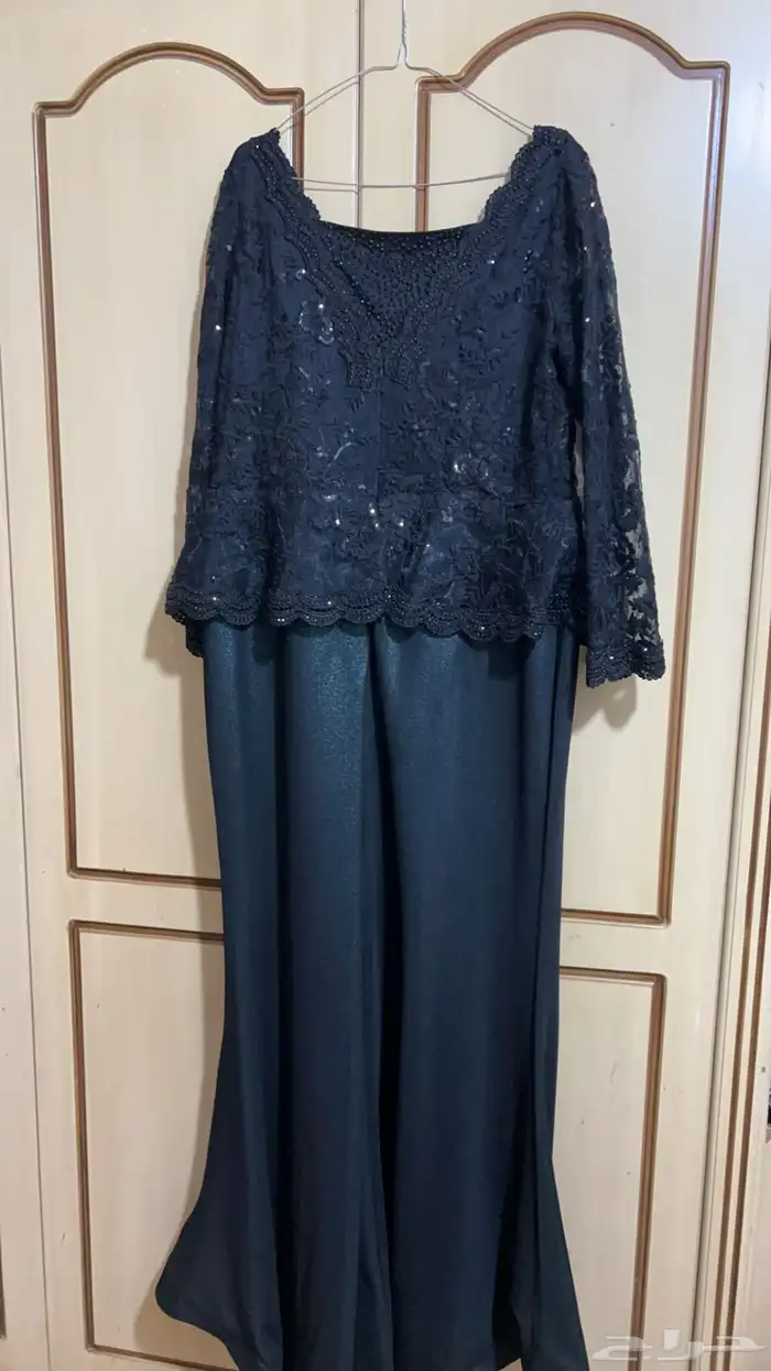 فستان سهره مقاس 18 لبس مره واحده 4ساعات جديد شريتها ب 2500 1