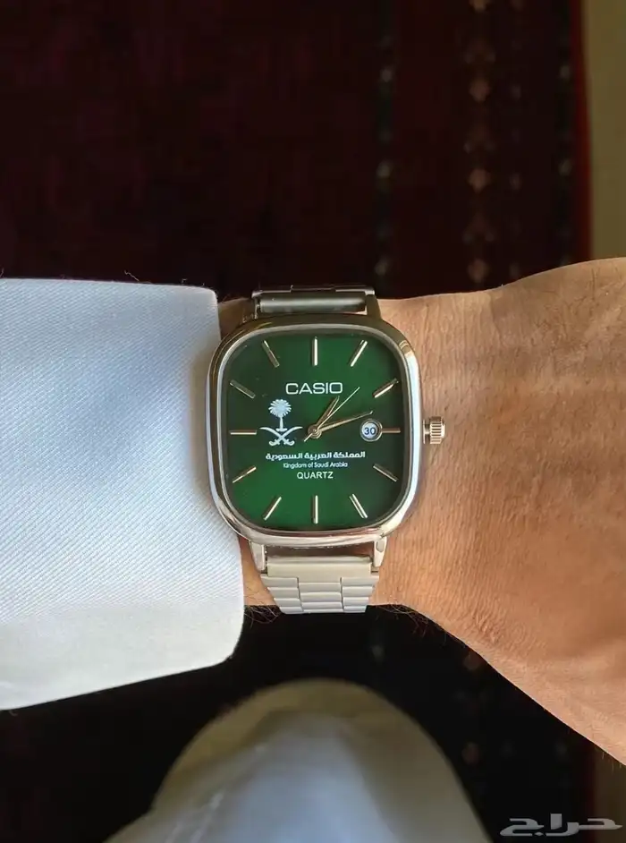 ساعة كاسيو شعار السعودية مع عرض شحن مجاني 1