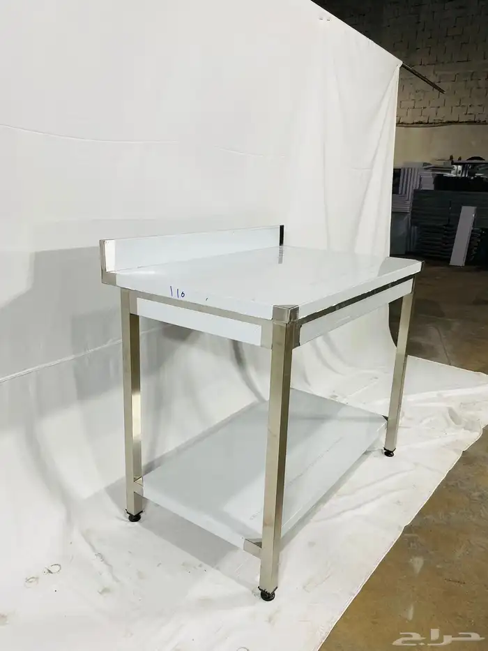 طاولة استيل معدات مطاعم طاولات ستانلس ستيل طاولة تحضير مطعم 3