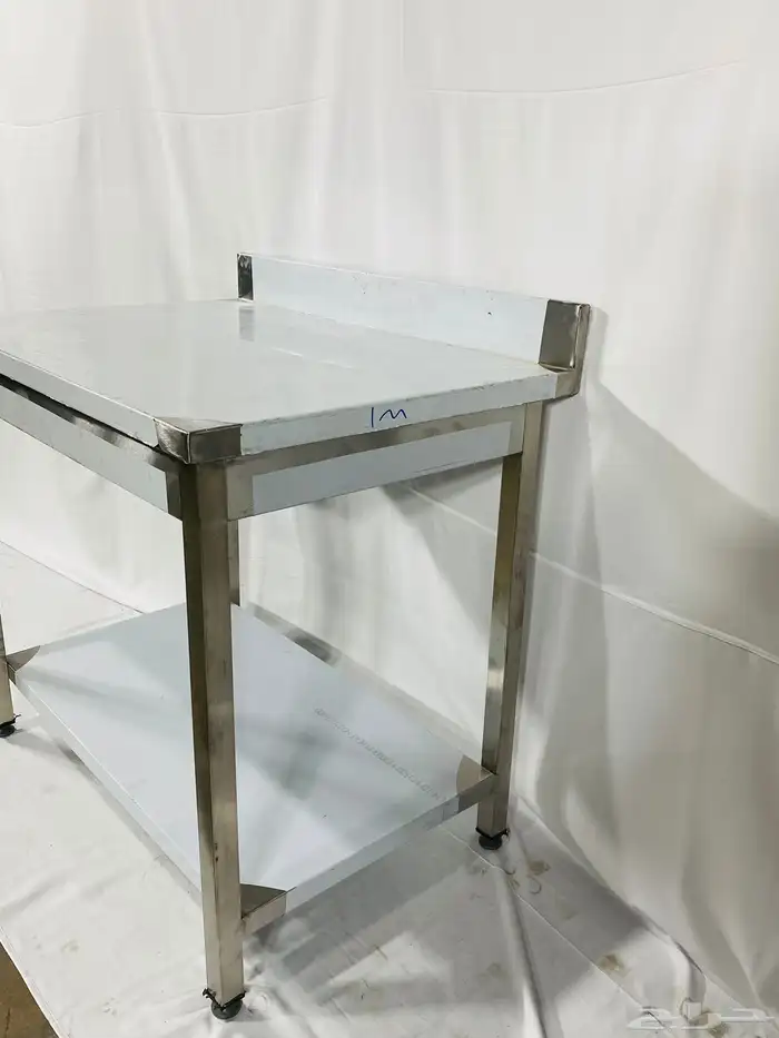 طاولة استيل معدات مطاعم طاولات ستانلس ستيل طاولة تحضير مطعم 6