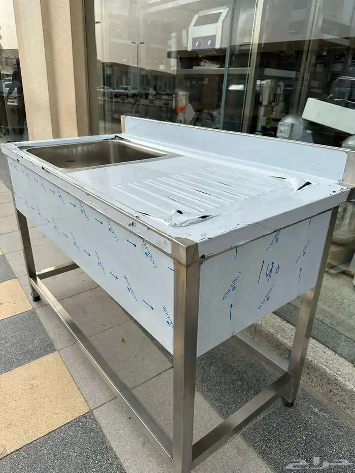 طاولة استيل معدات مطاعم طاولات ستانلس ستيل طاولة تحضير مطعم 5