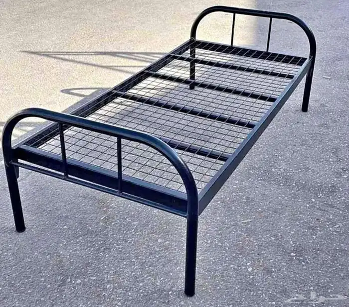 سرير حديد نفر و سرير حديد دورين دولاب حديد 0