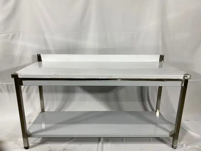 طاولة استيل معدات مطاعم طاولات ستانلس ستيل طاولة تحضير مطعم 0