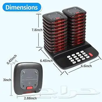wireless calling system.restaurant pager system(اجهزة بيجر) 1