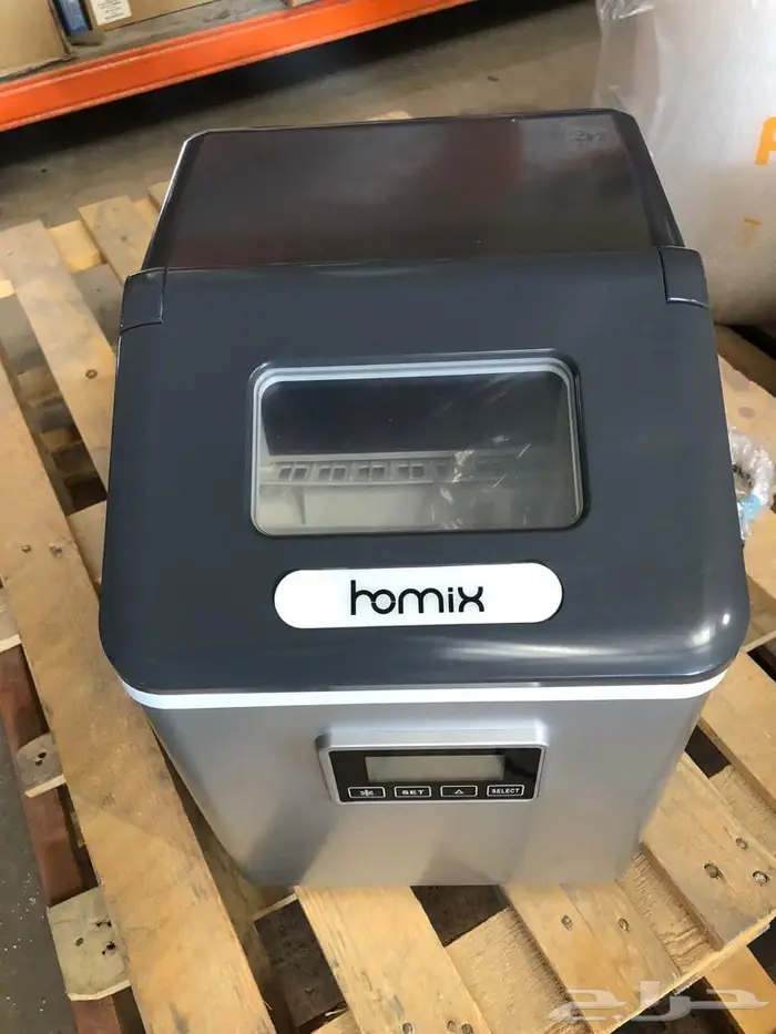 ماكينة صنع الثلج هوميكس 150 وات الحجم فضي أسود 0