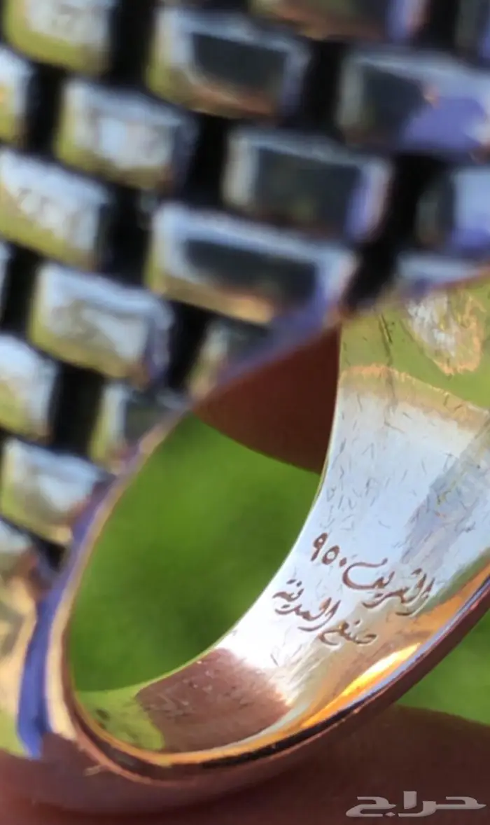 خاتم عقيق مشجر ومصور هلال 0