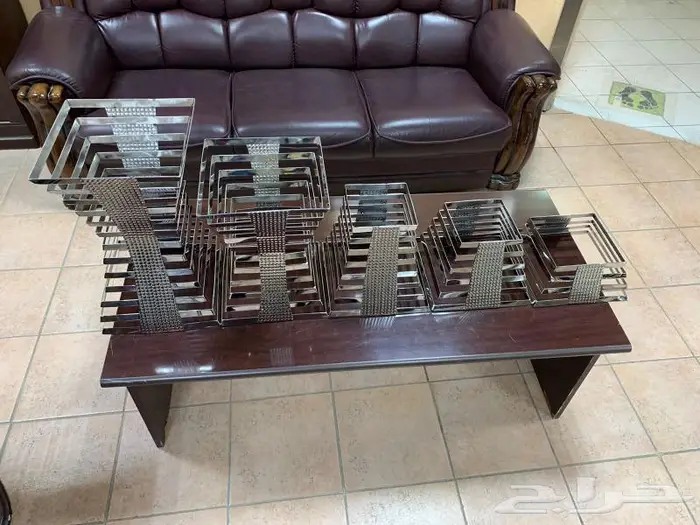 استاندات مقبلات استانليس ذهبى وفضى 0