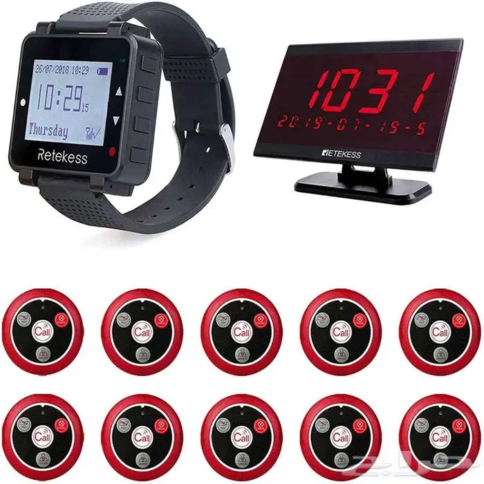 wireless calling system.restaurant pager system(اجهزة بيجر) 3