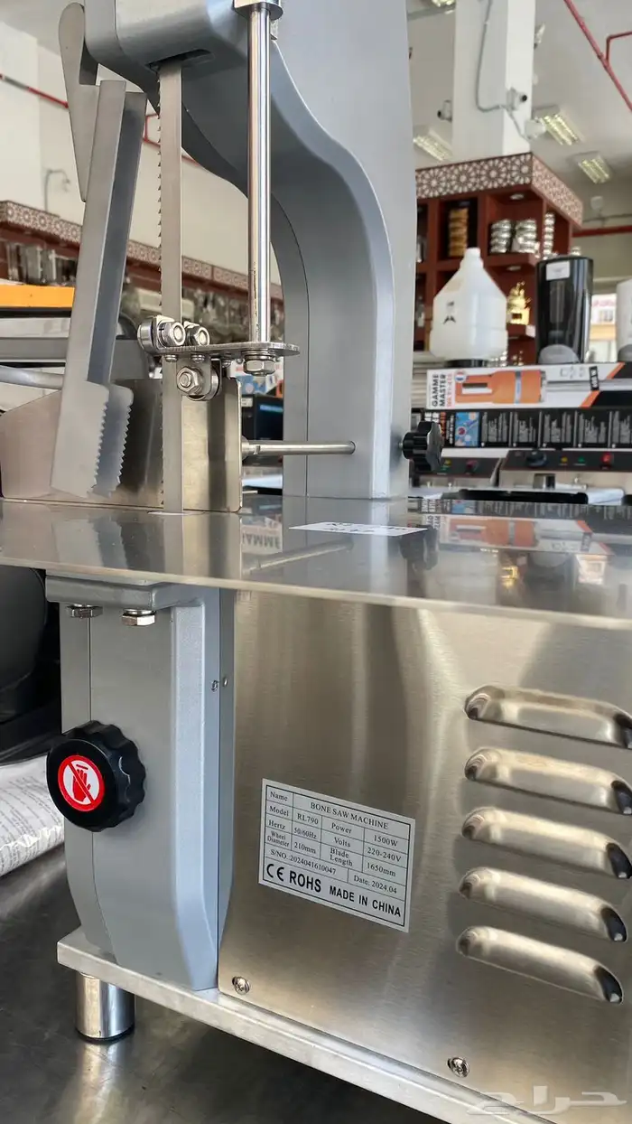 منشار لحم منشار صيني قطاعة لحم معدات ملحمه اعمال استيل 2