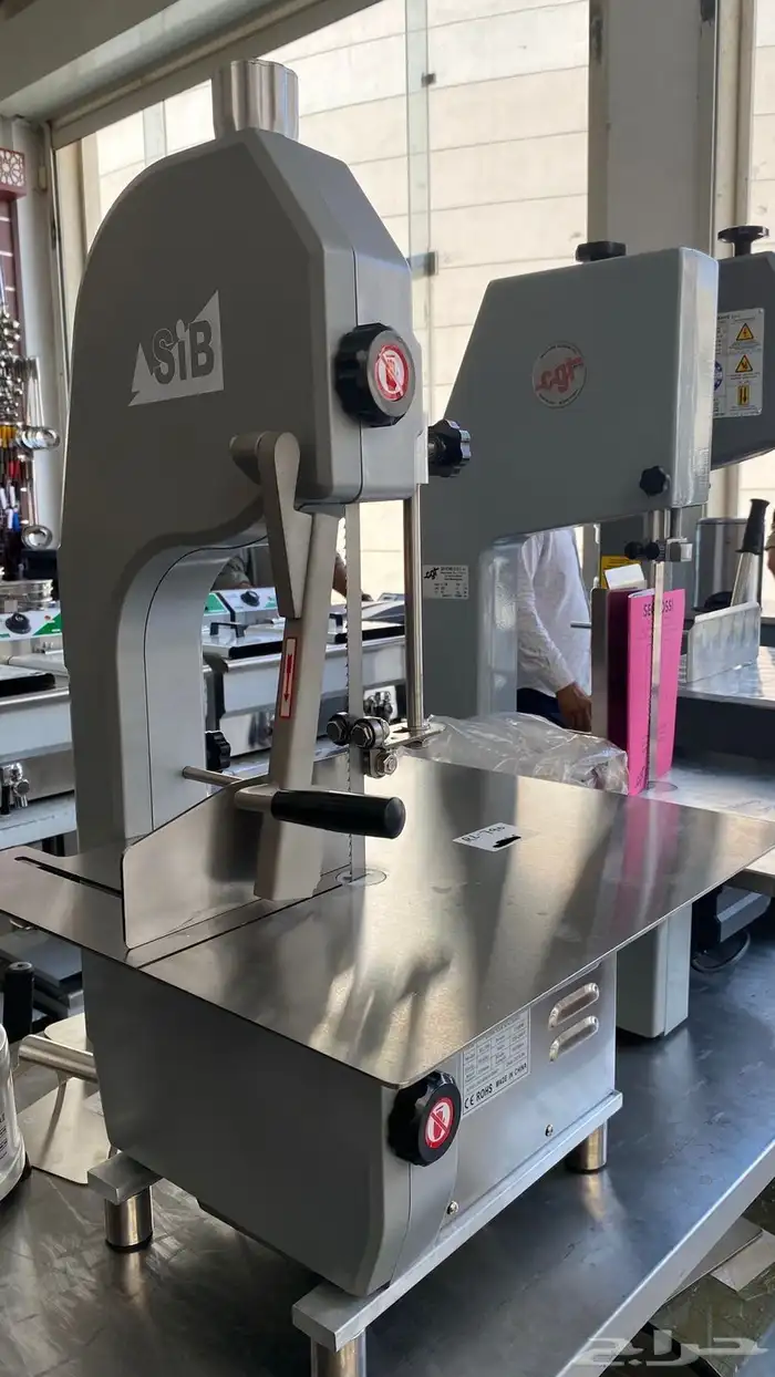 منشار لحم منشار صيني قطاعة لحم معدات ملحمه اعمال استيل 0