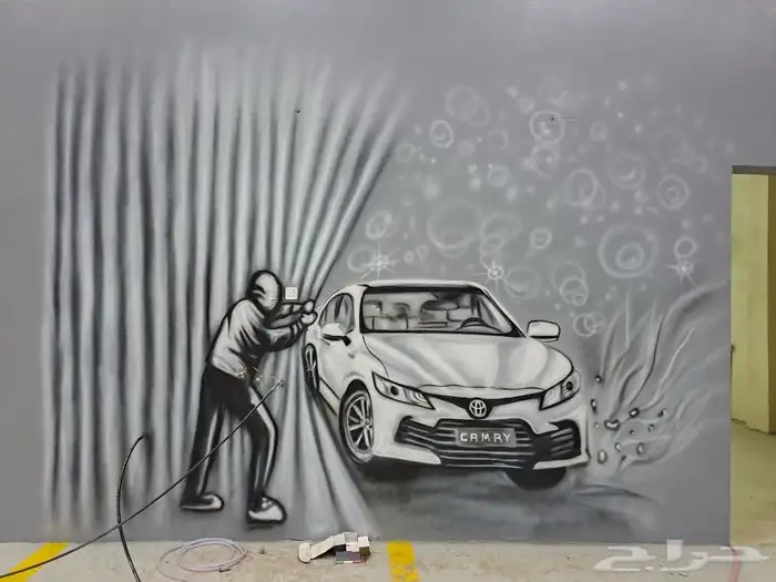 رسومات جدارية -مغاسل سيارات -روضة -أعمال فنية-مجسمات-نحت 53