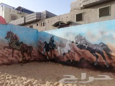 رسومات جدارية -مغاسل سيارات -روضة -أعمال فنية-مجسمات-نحت 5