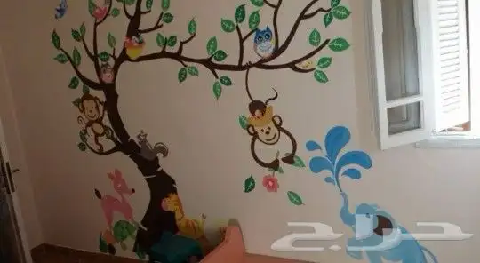 رسومات جدارية -مغاسل سيارات -روضة -أعمال فنية-مجسمات-نحت 29