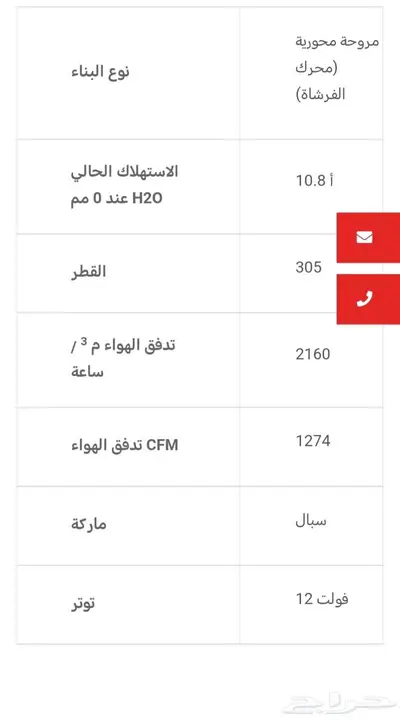 مراوح اسبال الايطاليه مقاس 13 انش تيربو 5