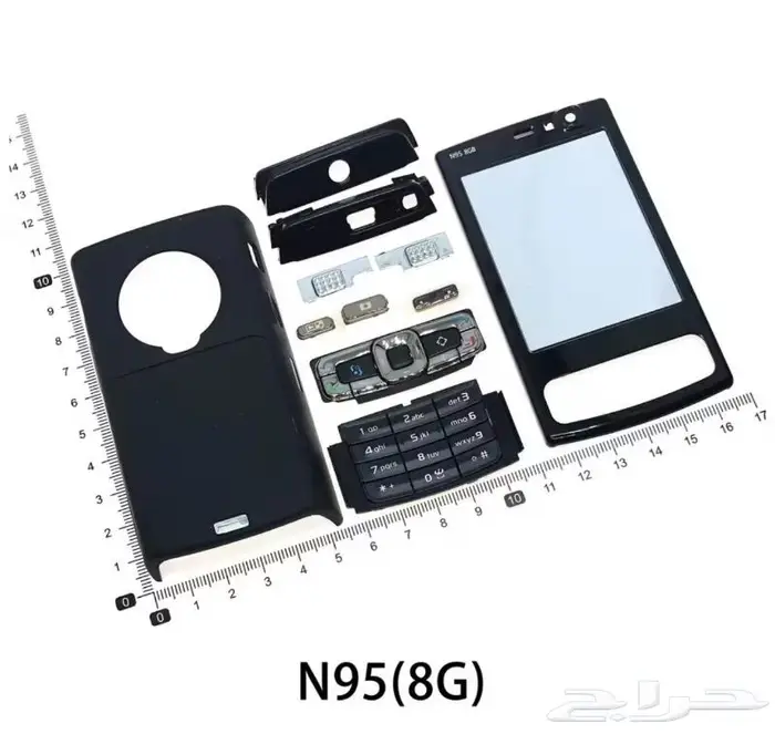 بطاريةنوكيا N95 8GB الاصلية والشاحن الاصلي مسمار صغير ثلاثي 8