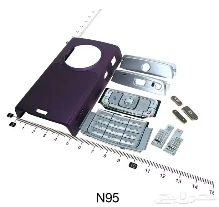 بطاريةنوكيا N95 8GB الاصلية والشاحن الاصلي مسمار صغير ثلاثي 9