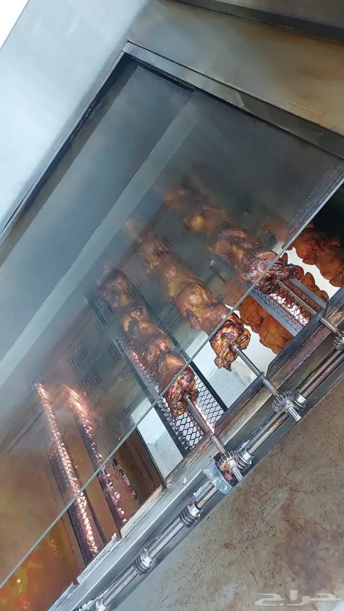 شواية دجاج مشوى دجاج اسياخ استيل معدات مطعم بخاري 1