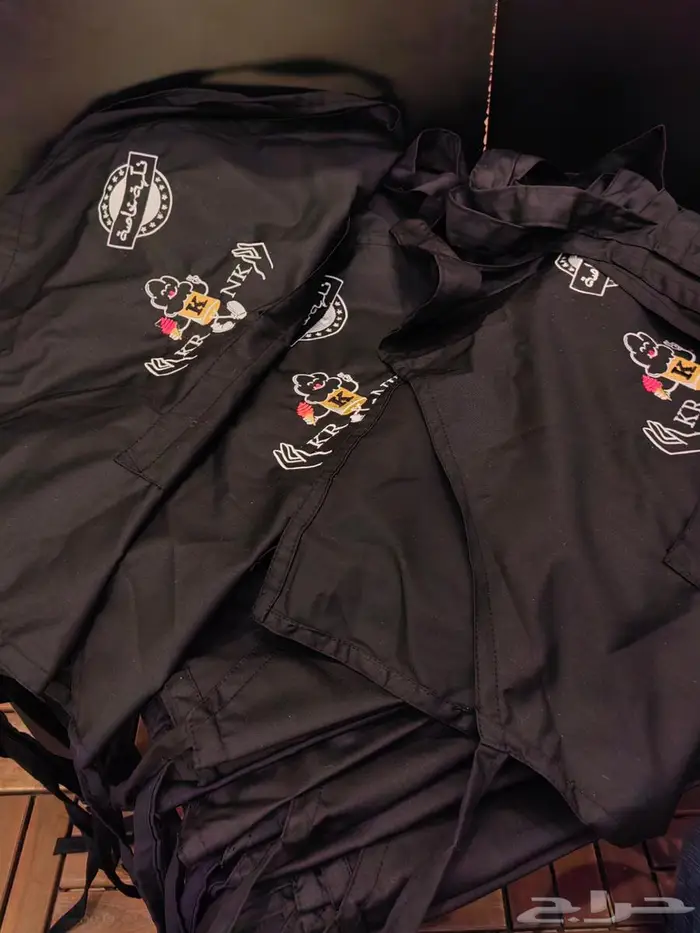 تطريز زي موحد مريلة تيشيرتات كابات 6