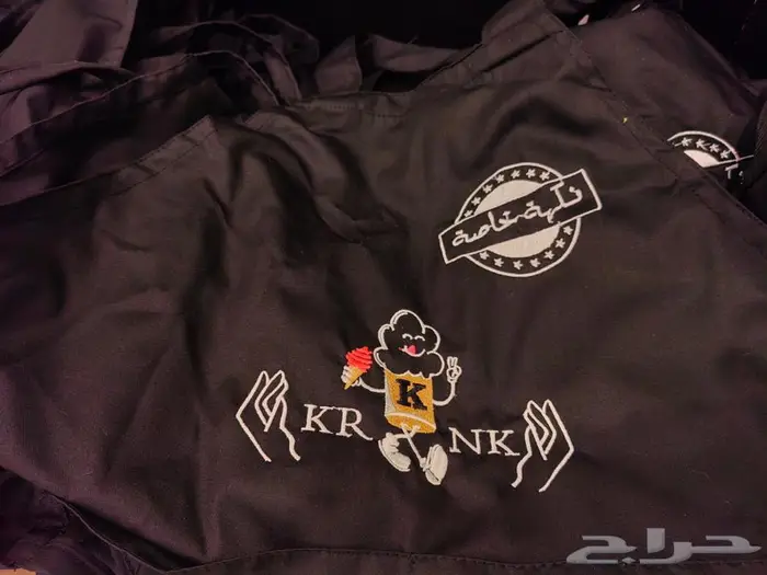 تطريز زي موحد مريلة تيشيرتات كابات 5